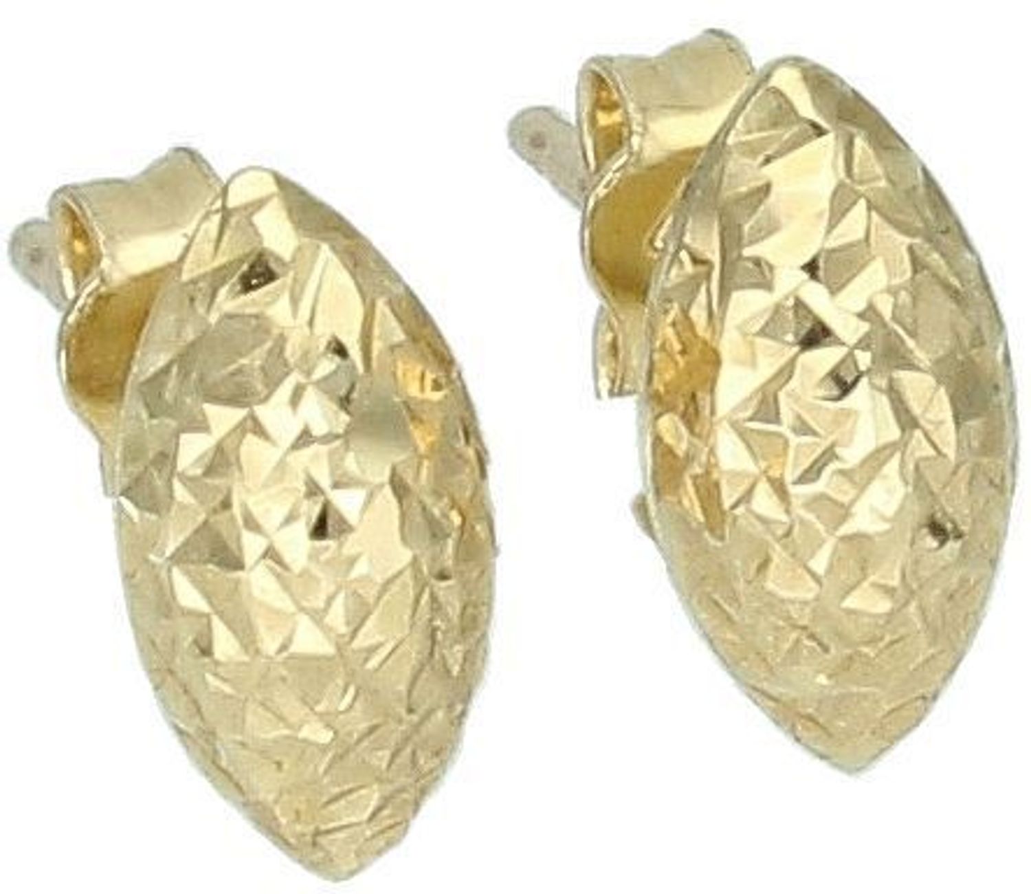 Kolczyki złote grawerowane pr 375, KL 2145 375  Prezentujemy wyjątkowe złote kolczyki o próbie 375, które łączą klasyczny styl z delikatnym grawerowanym wzorem.1.jpg